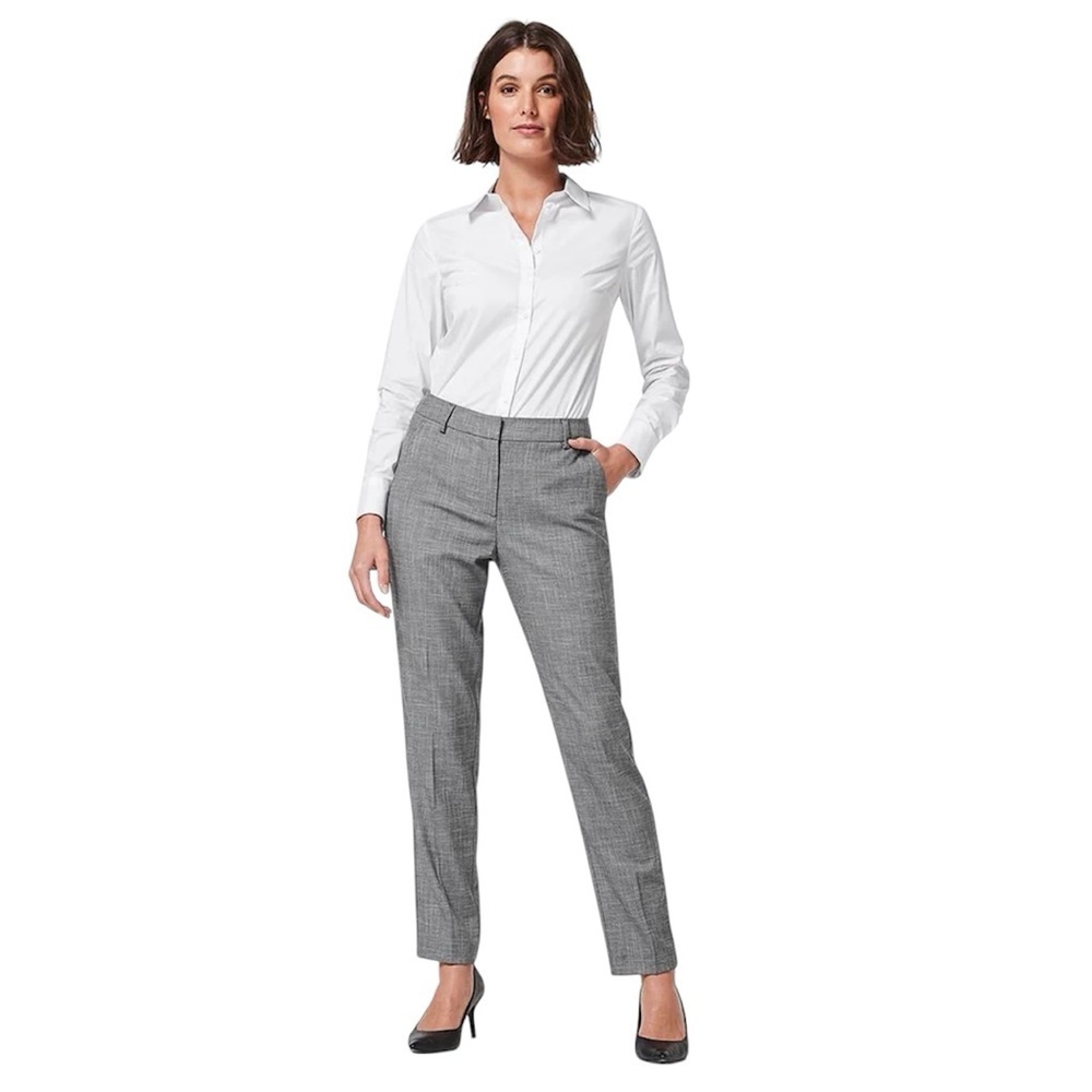 Express Gray Ankle Office Pants‎